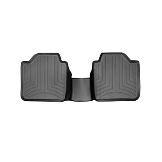 WeatherTech Floorliner for BMW 3 Series GT (F34) 2014-2019, 2nd row: black molded rubber with raised edges and central bridge for full rear floor coverage and superior interior protection.