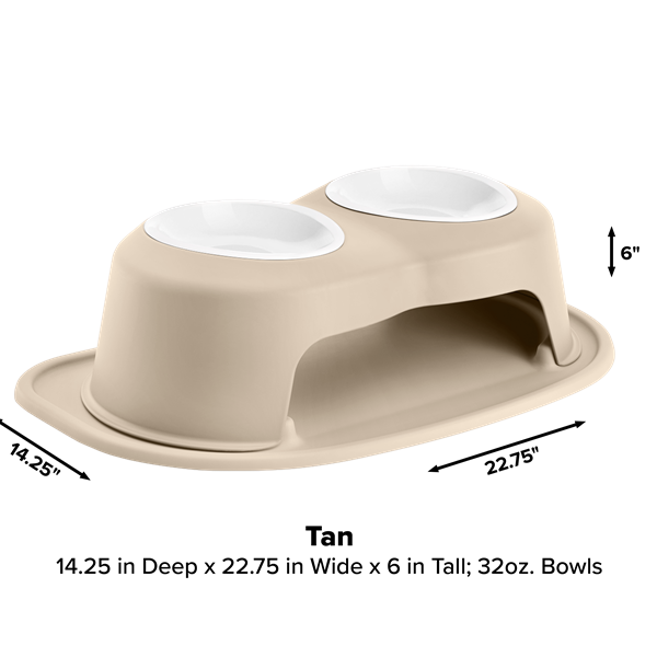 WeatherTech Double Elevated Pet Feeding System