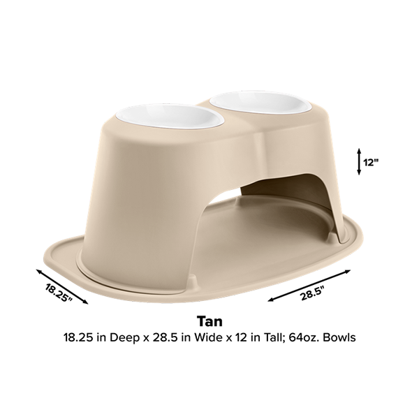 WeatherTech Double Elevated Pet Feeding System