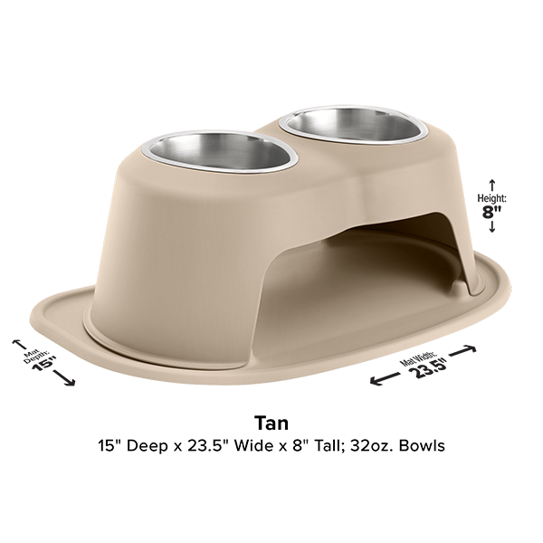 WeatherTech Double Elevated Pet Feeding System