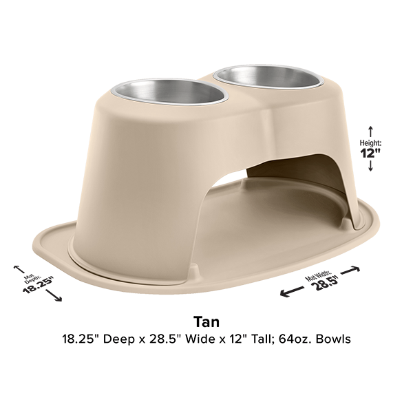 WeatherTech Double Elevated Pet Feeding System