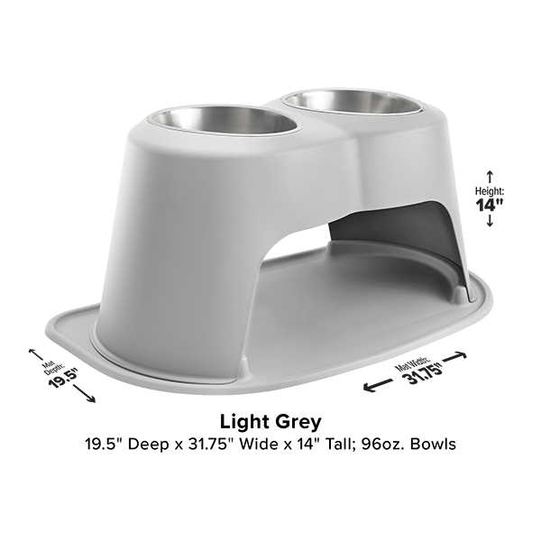 WeatherTech Double Elevated Pet Feeding System
