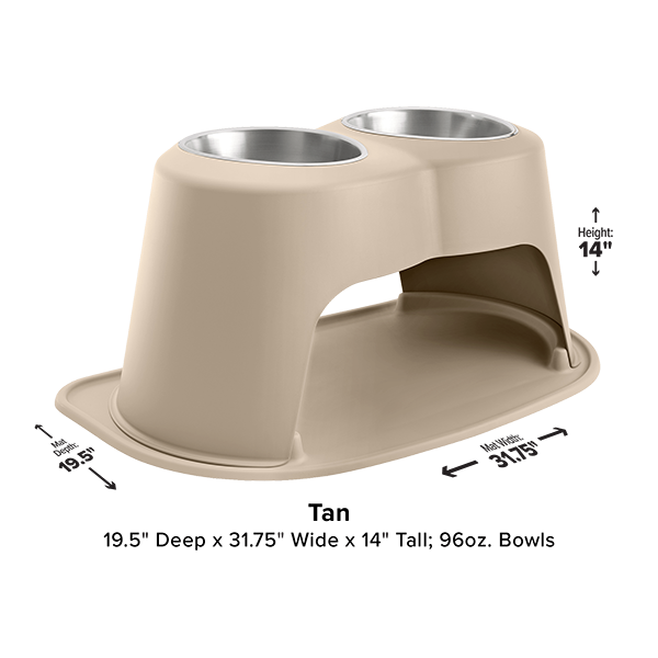 WeatherTech Double Elevated Pet Feeding System