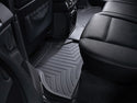 Weathertech Floorliner for BMW X5/X6 (E70/E71) 2007-2014, 2nd Row, offers durable black rubber all-weather protection for your rear floor, complementing black leather seats—an ideal alternative to traditional carpet mats.