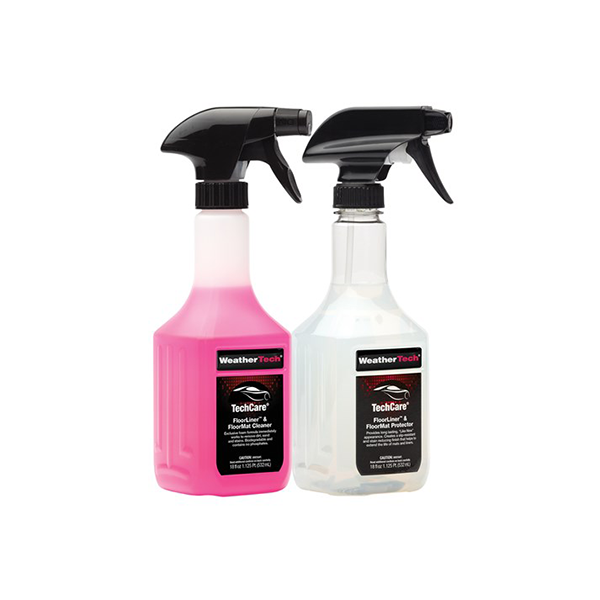 TechCare Floorliner Cleaner and Protector kit - two 18oz Bottles