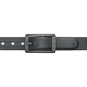 The WeatherTech Star Belt by Weathertech is a black adjustable belt with a rectangular buckle, embossed stars, and a star emblem on the strap. It features multiple adjustment holes for a perfect fit.