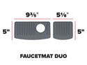 FaucetMat Duo
