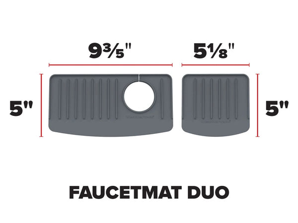 FaucetMat Duo