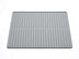 Rectangular gray WeatherTech Dish Mat Contain with a series of parallel drainage ridges.